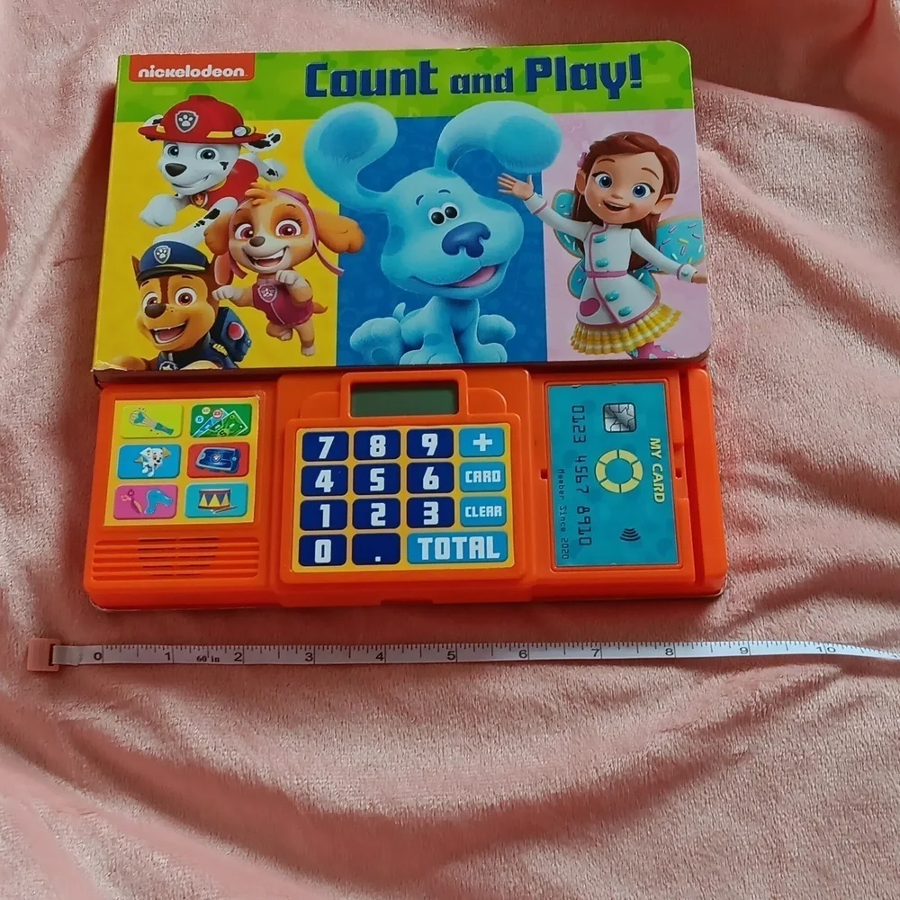 Kids book count and play learning toy learning book